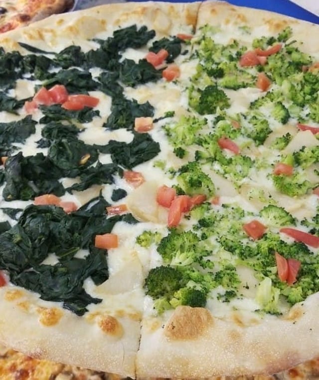 White Veggie Pizza.