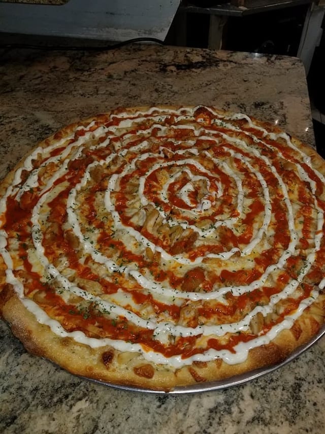 Buffalo Chicken Pizza.